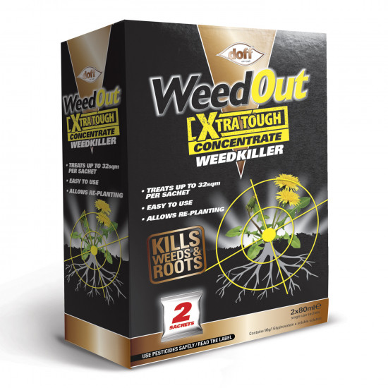 WEEDOUT XTRATOUGH WEEDKILLER 2x80ML