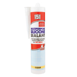 151 CLEAR SILICONE SEALENT CARTRIDGE    