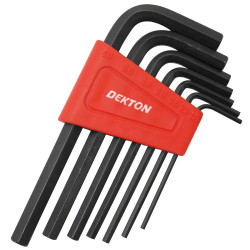DEKTON 7PC BLACK HEX KEY SET DT85526    