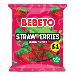 BEBETO SWEETS BAGS(STRAWBERRY) 150G