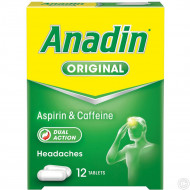 ANADIN ORIGINAL CAPLETS 12'Sx12PK