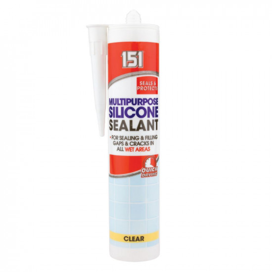 151 CLEAR SILICONE SEALENT CARTRIDGE