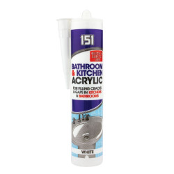 151 BATHROOM & KITCHEN ACRYLIC WHITE