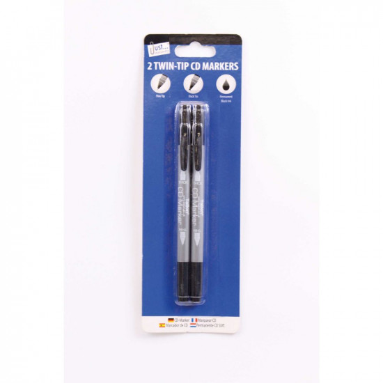 2 TWIN-TIP CD MARKERS    1004