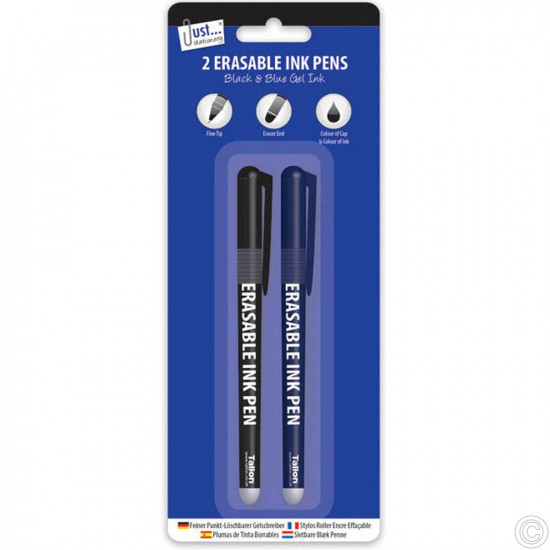 2 ERASABLE INK PENS    1021