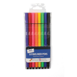 8PACK FINELINERS PENS     1054          