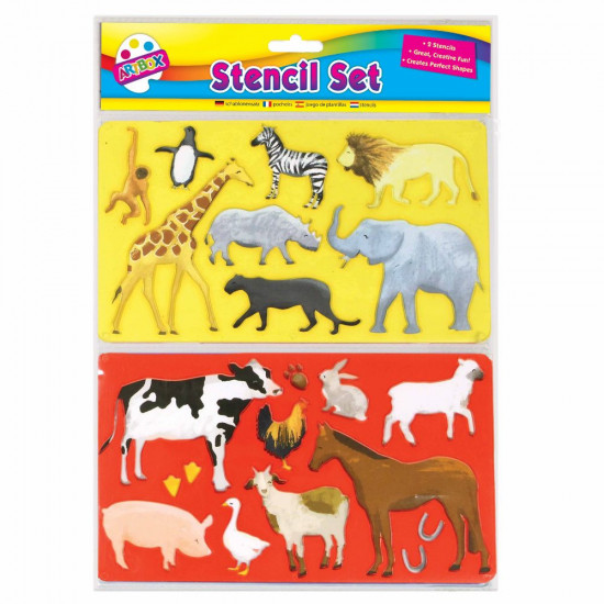 FUN STENCIL SET 2PC   1069              