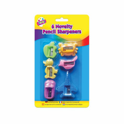 6 NOVELTY SHARPENERS   1078             