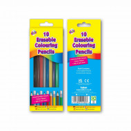 ERASABLE COLOURING PENCILS 10s  1082