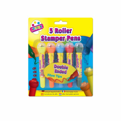 5 ROLLER STAMPER PENS 1087              