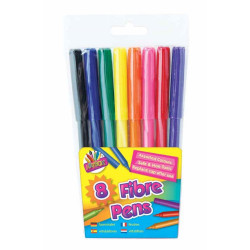 8 FIBRE PENS    1089                    