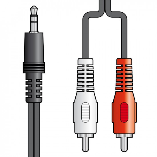 AV LINK 3.5MM-2RCA LEAD   5M