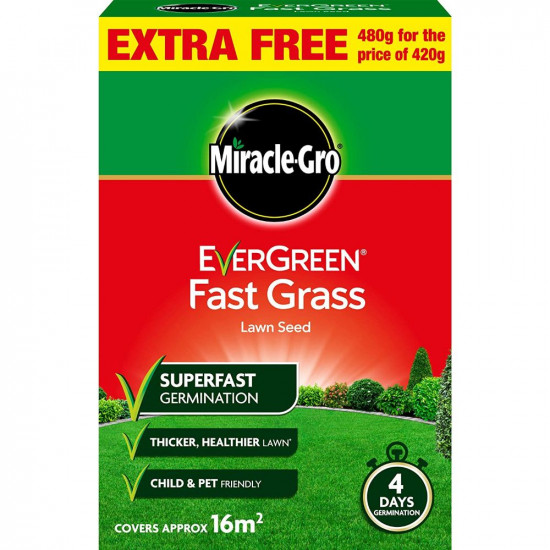 MIRACLE-GRO EVERGREEN LAWN SEED 480G