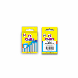 12 WHITE CHALKS PACK   1208