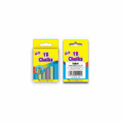 12 COLOURED CHALKS PACK   1209          