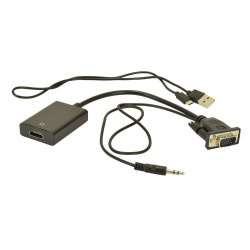 VGA PORT PLUG - HDMI SOCKET LEAD KIT    