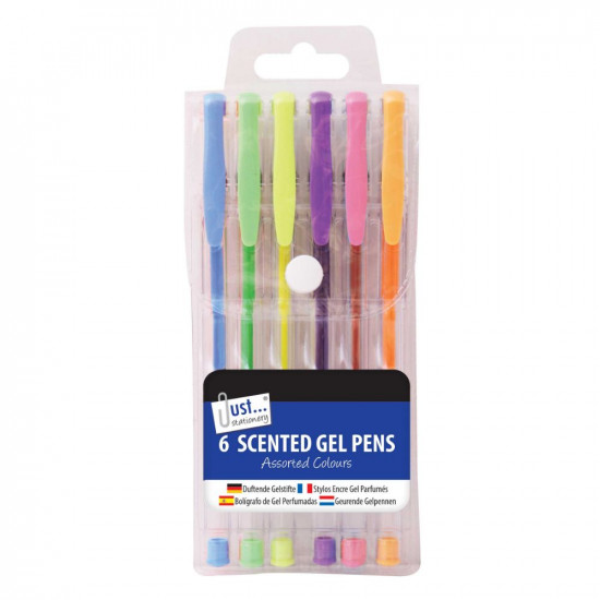 6 SCENTED GEL PENS    1222              