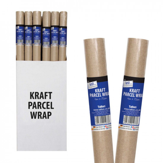 4M X 70CM PARCEL ROLL WRAP  1277