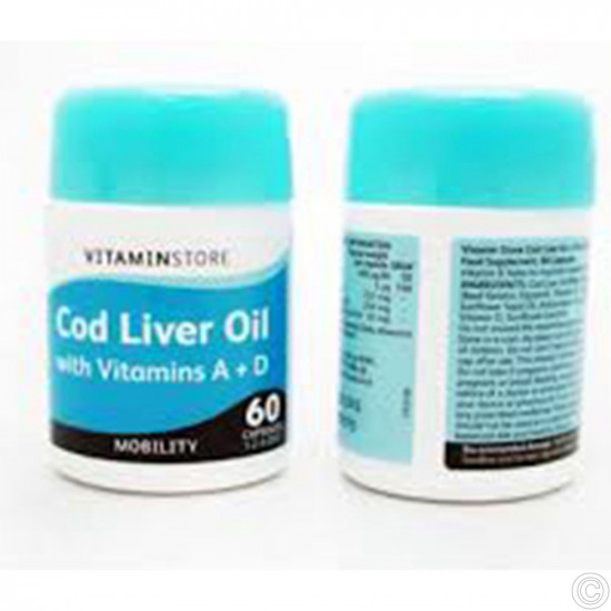 COD LIVER OIL & VITAMINS A+D 60sX6