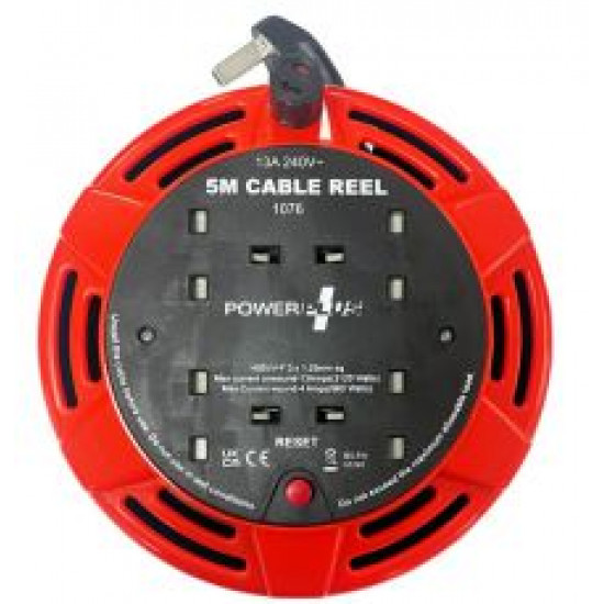 4WAY EXTENSION REEL 5MTR     1381