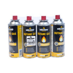 MILESTONE BUTANE GAS PACK OF 4          