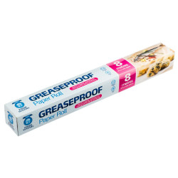 GREASEPROOF PAPER ROLL 8M               