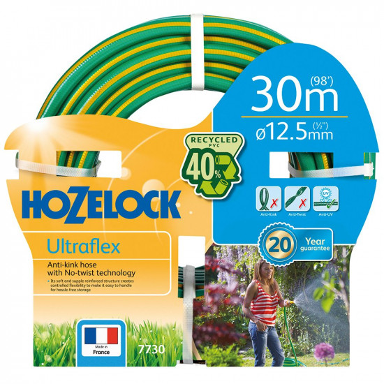 HOZELOCK 30M ULTRAFLEX HOSE+REEL