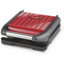 GEORGE FOREMAN STEEL GRILL  RED 25030   