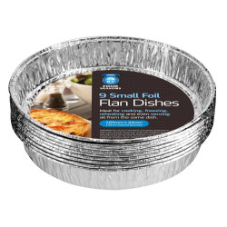 9 SMALL FOIL FLAN DISHES   2950         