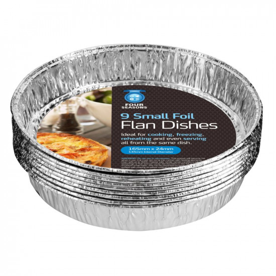 9 SMALL FOIL FLAN DISHES   2950