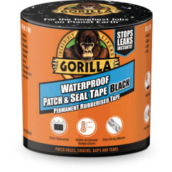 GORILLA PATCH & SEAL TAPE BLACK 3Mx100MM
