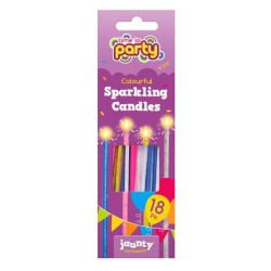 SPARKLING CANDLES 18PK                  