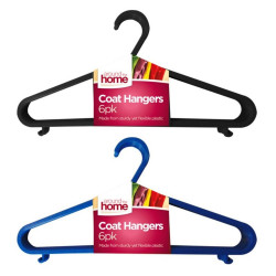 ARROUND THE HOME COAT HANGERS 6PK       