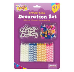 BIRTHDAY CAKE DECORATION SET 41PACK     