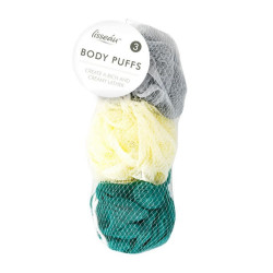 LISSEAU  BODY PUFFS 3PK                 