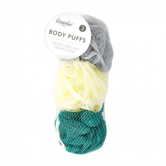 LISSEAU  BODY PUFFS 3PK