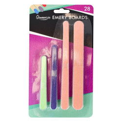 SMOOTH FINISH EMERY BOARDS 28PK         