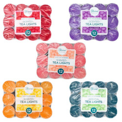 BLOOME 12 TEA LIGHTS  (SCENTED)         
