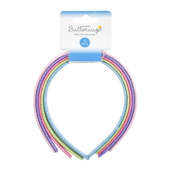 BUTTERCUPS HAIR BANDS 5PK