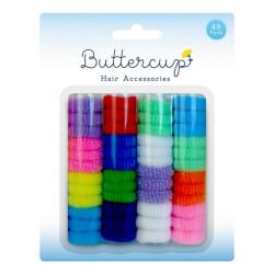 BUTTERCUP COLOUR PONY TAILS 48PK        