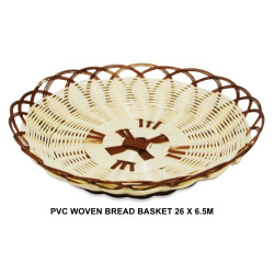 PVC WOVEN BREAD/ROTI BASKET  34042      