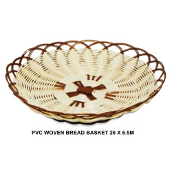 PVC WOVEN BREAD/ROTI BASKET  34042      