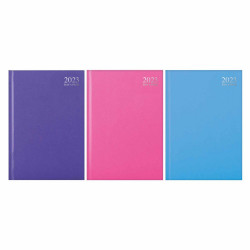 HARDCASE A4 DAY A PAGE DIARY 2023       