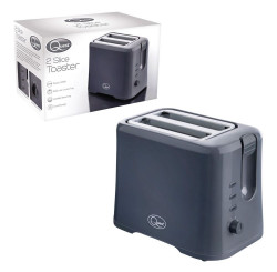 QUEST 2 SLICE TOASTER GREY  34889