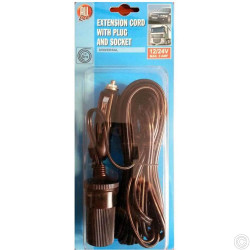 EXTENSION CORD CICARETTE LIGHTER 5M