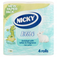 NICKY ELITE TOILET TISSUE 4X10 3PLY     