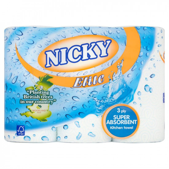 NICKY ELITE 3PLY KITCHEN TOWEL 3RX5     