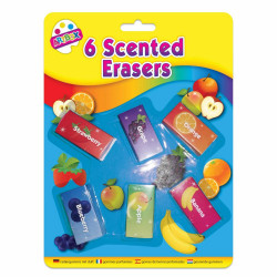 ART BOX 6PCS SCENTED ERASERS  4175      