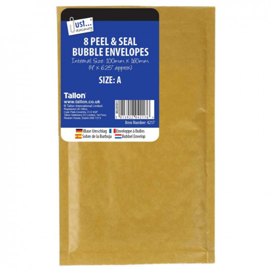 8BUBBLE ENVELOPES (SIZE A) 4217         