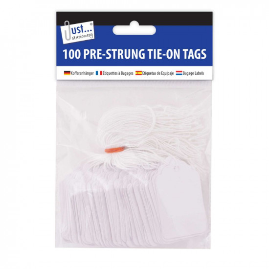PRE-STRUNG TIE-ON TAGS 100s   4259      